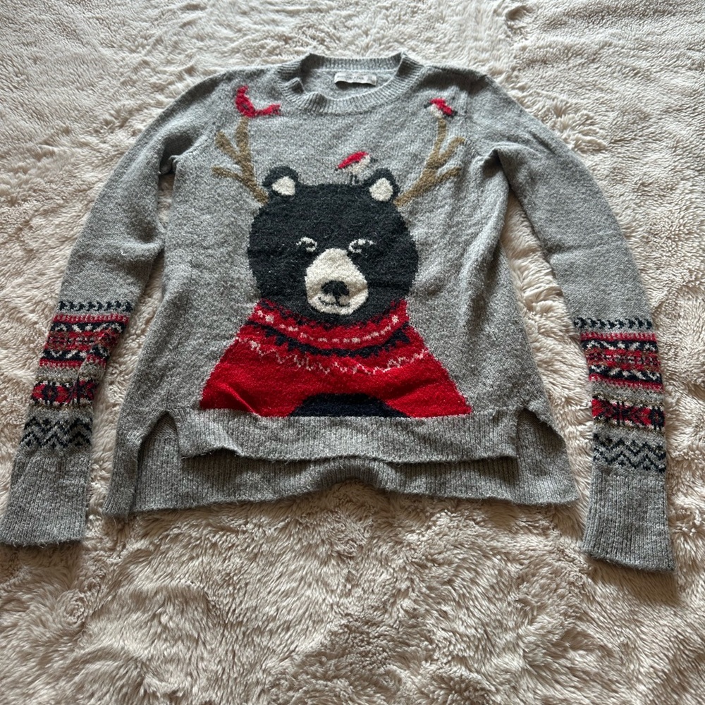 A&F holiday sweater, size XS